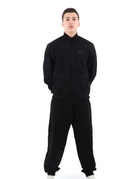 Tuta EA7 7M000235 AF13512 da uomo nera.