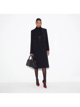 Cappotto Elisabetta Franchi CP00866E2 da donna nero.