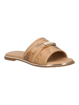 Ciabatta Alviero Martini 2450 0371 da bambina beige+cammello.