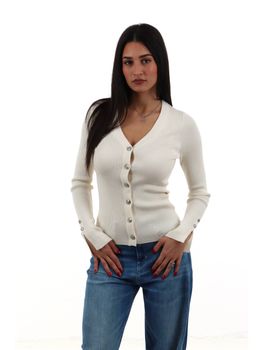 Cardigan Guess W6YR11 Z0950 da donna cream.