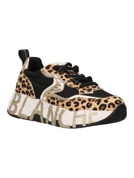Sneaker Voile Blanche 1A08 da donna leo black.