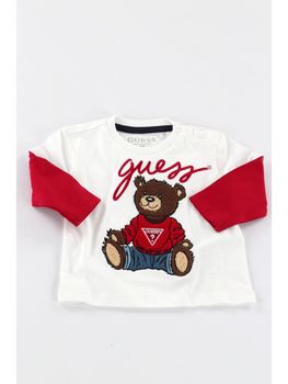 T-shirt Guess N4BI08 I3Z14 da bambino pure white.