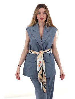 Gilet Liu Jo WA6165T332A da donna denim.