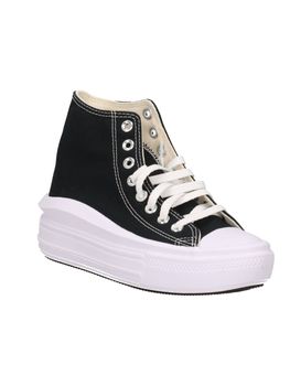 Sneakers Converse 568497C CTAS MOVE HI da donna nera+bianca.