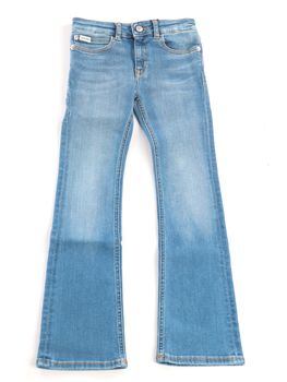 Jeans Calvin Klein IG0IG03087 da bambina denim.
