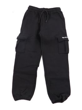 Pantalone Disclaimer 25IDK58605 da bambino nero.