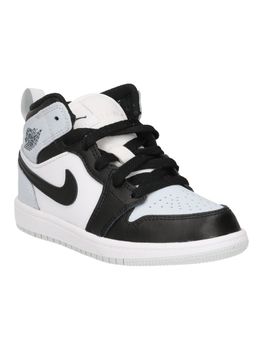 Sneakers Jordan JORDAN 1 MID DQ 8424 da bambino bianca e nera.