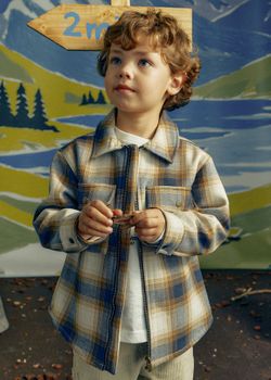 Giacca Mayoral 4466 da bambino tinta-blu.