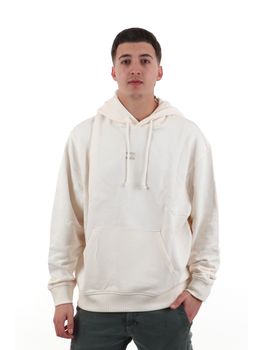 Felpa Tommy Jeans DM0DM22383 da uomo ancient white.