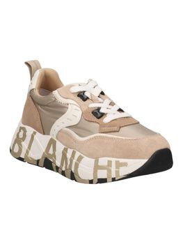 Sneaker Voile Blanche 2E41 da donna beige e platino.