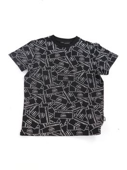 T-shirt Daniele Alessandrini 1236M00513 da bambino nera.