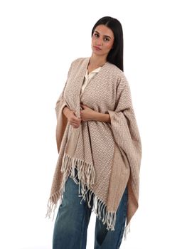 Poncho Liu Jo 2F6038T2742 da donna burro.