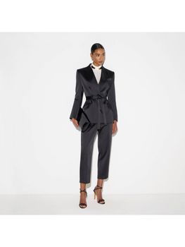 Giacca Elisabetta Franchi GI27966E2 da donna nera.