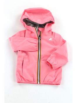 Giubbino K-Way K2148NW da bambina geranio.