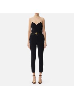 Abito Elisabetta Franchi TU03951E2 da donna nero.