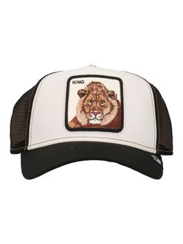 Cappello Goorin Bros 0388BLK THE KING LION unisex bianco e nero