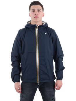Giacchetto K-Way K2124EW da uomo blu+beige.